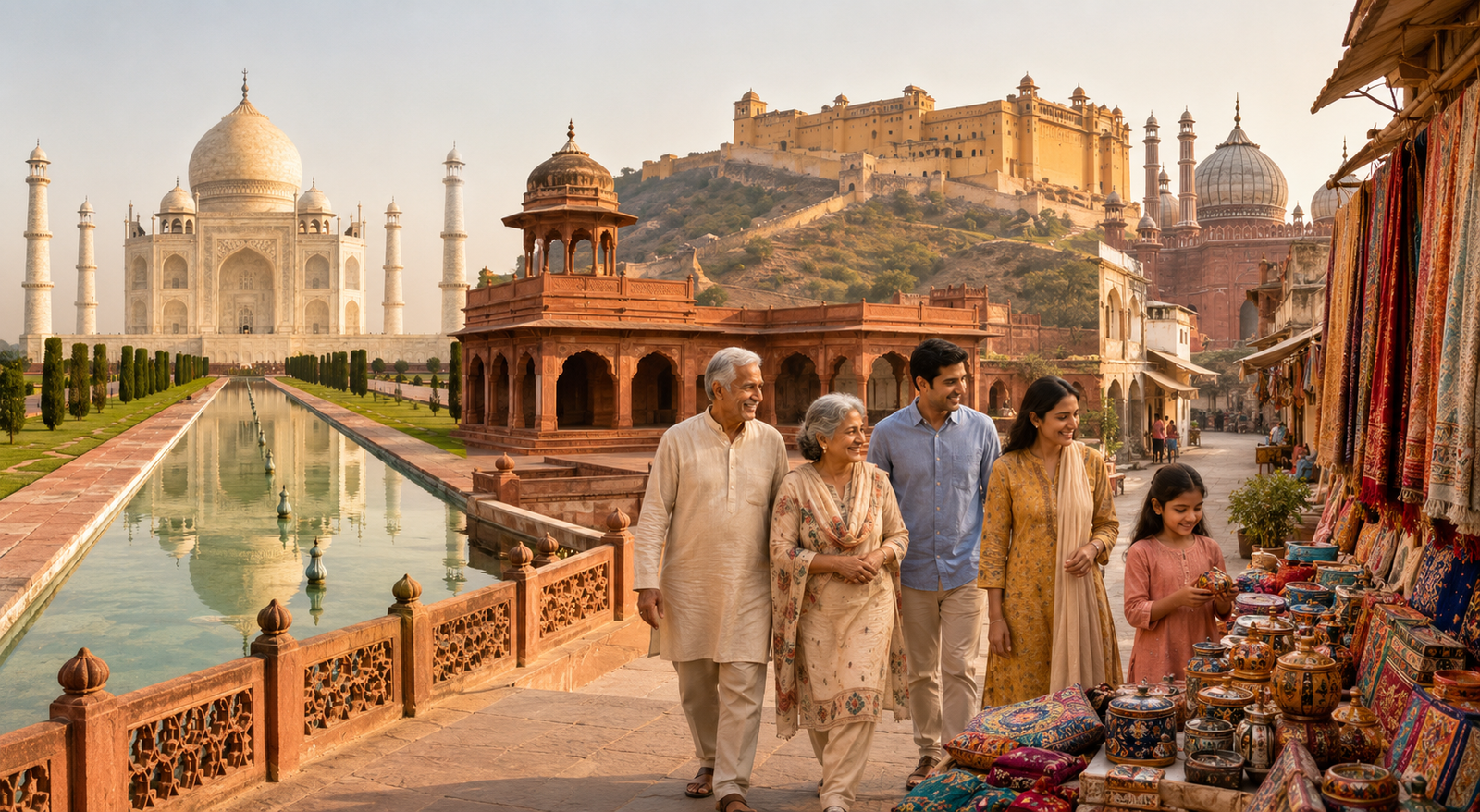 Golden Triangle family journey through Delhi, Agra and Jaipur